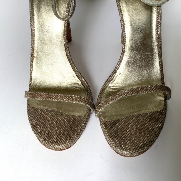 Stuart Weitzman NUDIST STRAP HEELS 9 - Picture 8 of 15